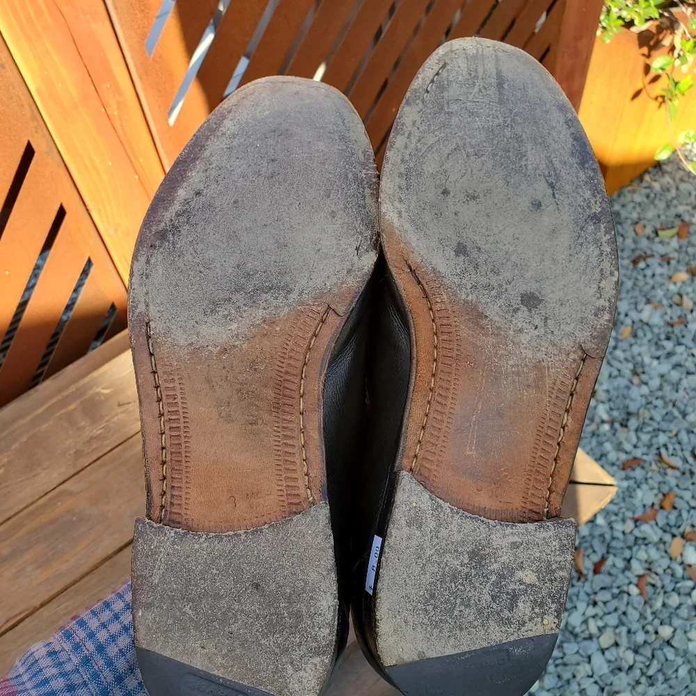 Arthur Beren Gravati Loafers made in Italy size 8 W in black.